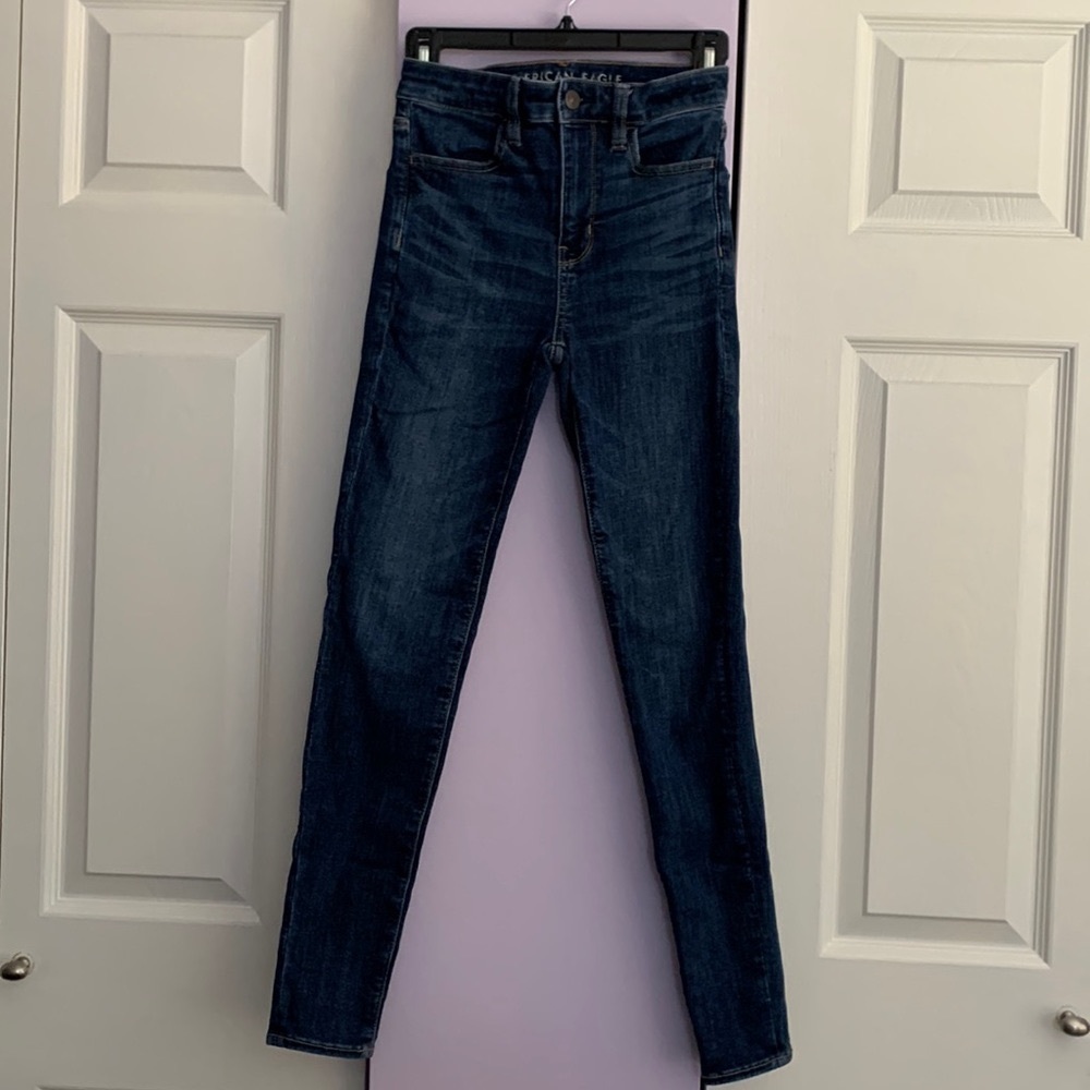 AMERICAN EAGLE SUPER HI-RISE JEGGING SIZE 00